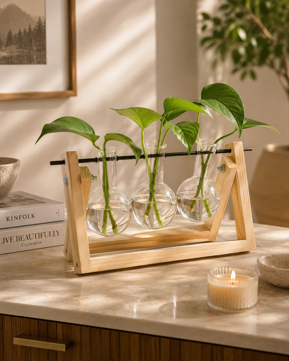 Modern Wooden Propagation Station