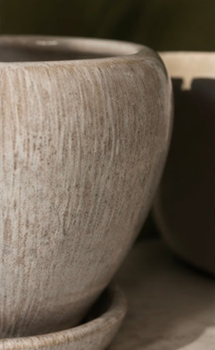 Forma Textured Planter – Luxury Neutral Ceramic Pot (10”)