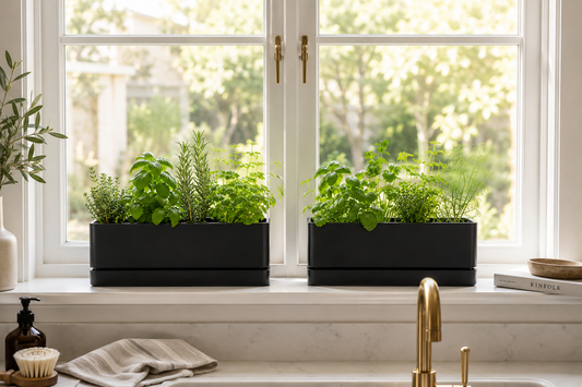 Luxe Indoor Herb Garden Planter Set