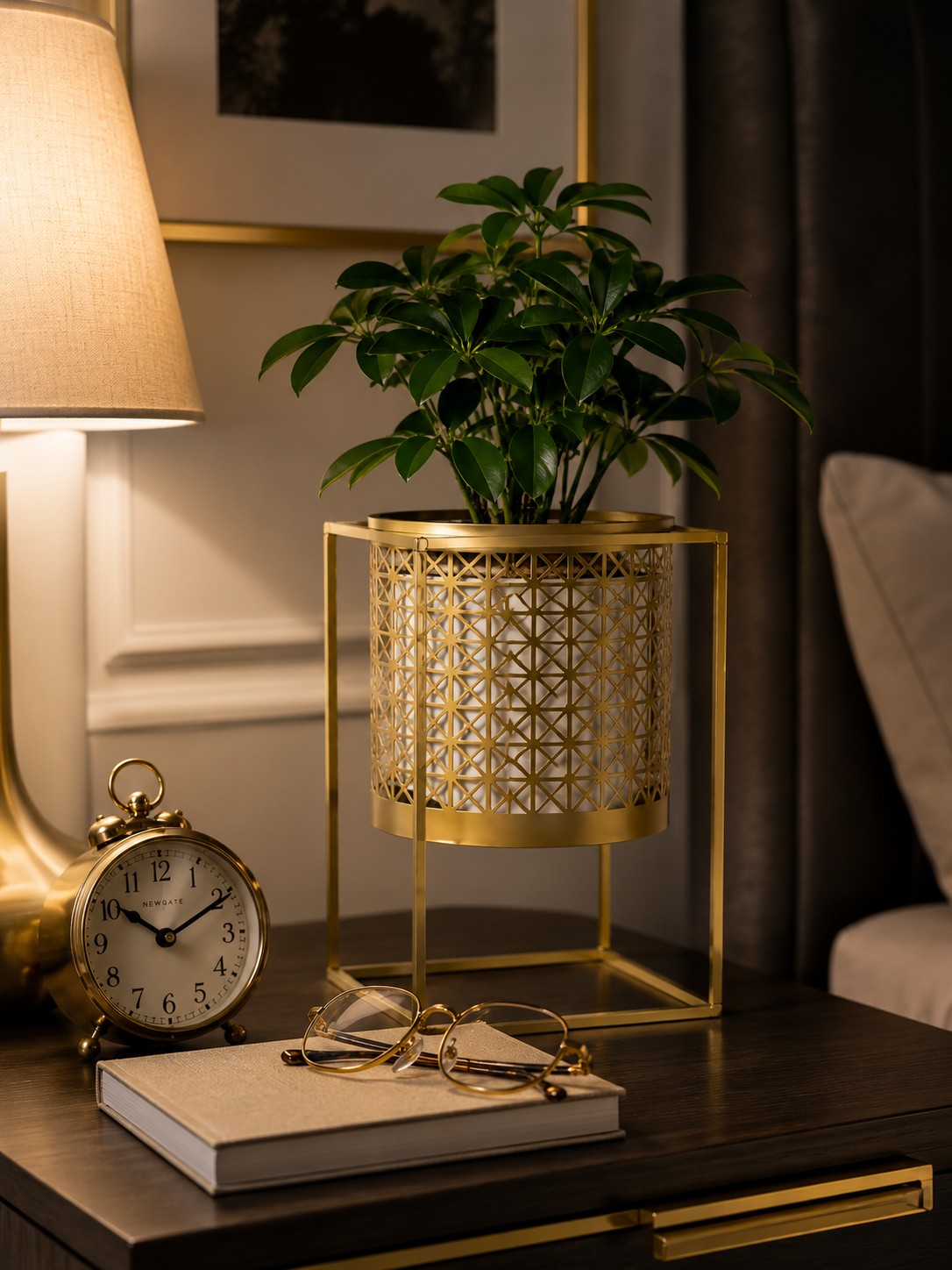Luxury Gold Plant Stand Planter | Modern Nordic Home Decor