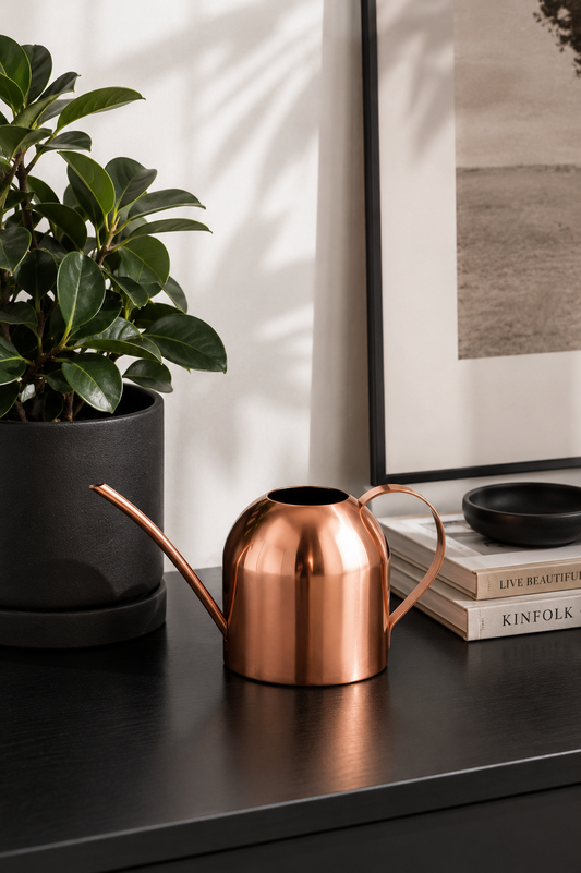 Modern Rose Gold Watering Can
