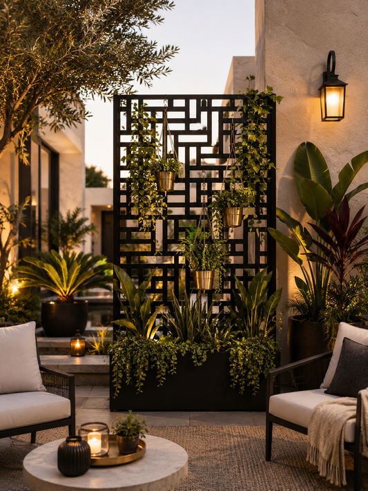 Modern Oasis Trellis Planter