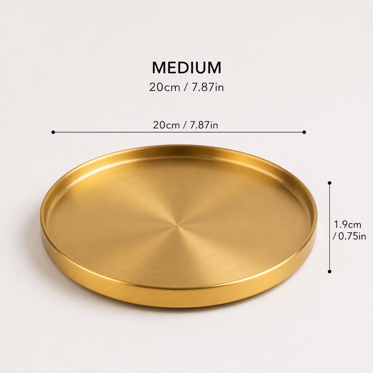 Aurelle Gold Display Tray – Luxury Minimalist Accent